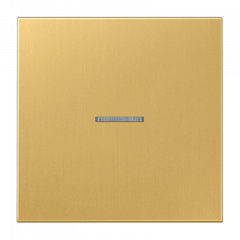 ВКЛючатель 1но-клавишный С/П латунь classic 1,1mA (IP44)