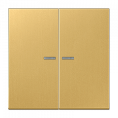 ВКЛючатель 2х-клавишный С/П латунь classic 0,8mA