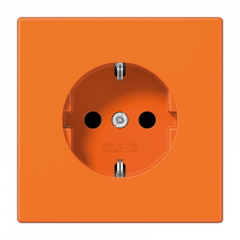 РОЗЕТКА с заземлением оранжевая