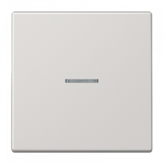 ПЕРЕКлючатель промежуточный 1но-клавишный С/П светло-серый (IP44)