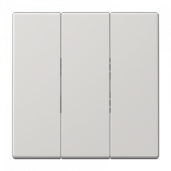ВКЛючатель 3х-клавишный светло-серый
