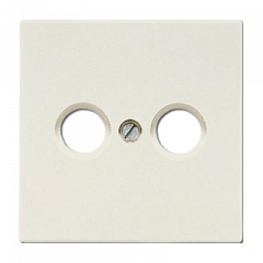 TV-FM-розетка проходная слоновая кость для систем приема спутникового эфирного и кабельного вещани