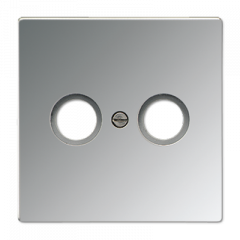 TV-FM-розетка оконечная хром полированный