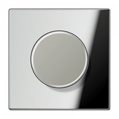 Светорегулятор хром для низковольтных ламп с индуктивными трансформаторами; 20-500W/V