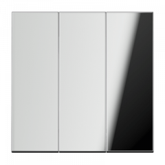 ВКЛючатель 3х-клавишный хром