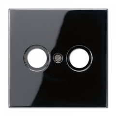 TV-FM-розетка проходная черный для систем приема спутникового эфирного и кабельного вещания