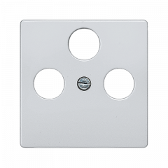 TV/SAT-розетка оконечная алюминиевый металлик