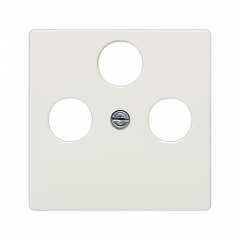 TV/SAT-розетка оконечная титаново-белый