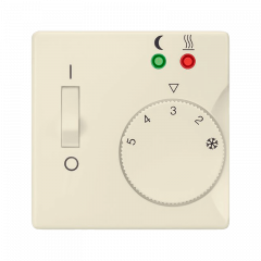 Терморегулятор для ТЕПЛОГО ПОЛа электробелый с датчиком