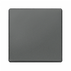 КНОПКА 1-клавишная черный металлик