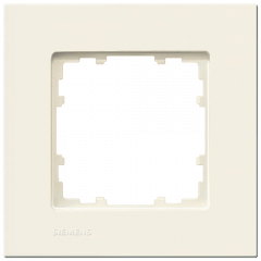 Рамка Siemens Delta Miro пластик электробелый - 1 пост