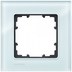 Рамка Siemens Delta Miro стекло кристальный зеленый - 1 пост
