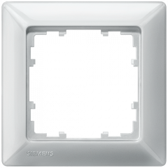 Рамка Siemens Delta Line пластик алюминий металлик - 1 пост