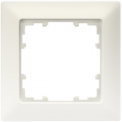 Рамка Siemens Delta Line пластик титановобелый - 1 пост