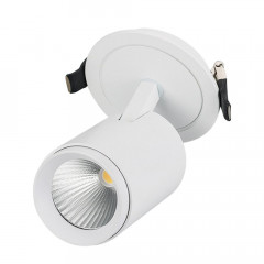 Встраиваемый светильник Arlight LGD-LUMOS-R62-9W Warm3000 (WH, 25 deg)
