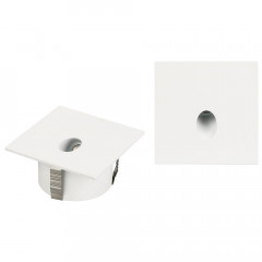 Встраиваемый светильник Arlight 025738 LT-GAP-S70x70-3W Warm3000 (WH, 30 deg)