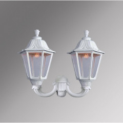 Уличный настенный светильник на штанге Fumagalli Noemi E35.142.000.WXE27