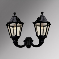 Уличный настенный светильник на штанге Fumagalli Noemi E35.142.000.AXE27