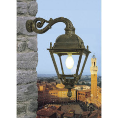 Уличный настенный светильник на штанге Fumagalli Simon U33.171.000.BXE27