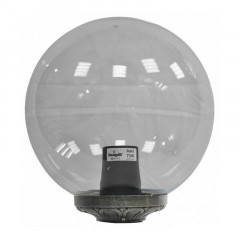 Уличный наземный низкий светильник Fumagalli Globe 300 G30.B30.000.BZE27
