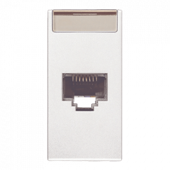 INTERNET-розетка одиночная Белый