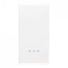 КНОПКА 1-модульная Белый