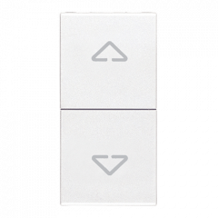 ЖАЛЮЗИ Выключатель кнопочный Белый