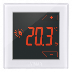 Терморегулятор для ТЕПЛОГО ПОЛа Белый с датчиком