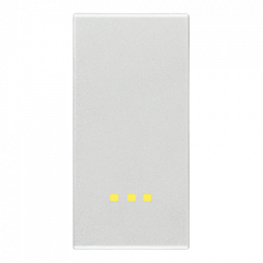 Переключатель с 2х мест 1-модульный с/п Некст