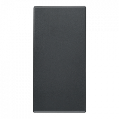 Заглушка Серый 1-модульная