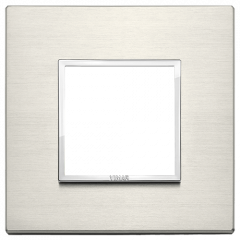 Рамка Vimar Eikon Evo алюминий титан - 1 пост