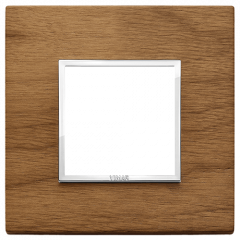 Рамка Vimar Eikon Evo дерево орех - 1 пост