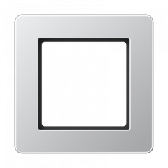 Рамка Jung A flow термопласт алюминий - 1 пост