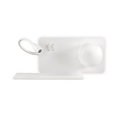 Бра с подсветкой Ideal Lux Book-1 BOOK-1 AP2 BIANCO