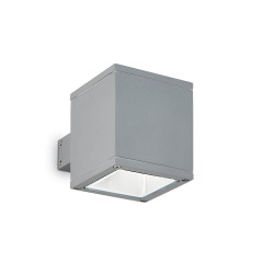 Уличный настенный светильник на штанге Ideal Lux SNIF SNIF SQUARE AP1 GRIGIO