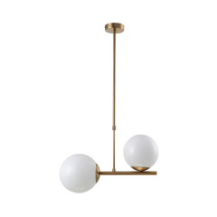 Светильник подвесной Crystal Lux FELIZ SP2 BRONZE/WHITE