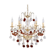 Люстра Crystal Lux FRUTA SP6 GOLD