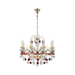 Люстра Crystal Lux FRUTA SP8 GOLD