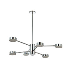 Люстра Crystal Lux GORACIO SP6 D800 CHROME