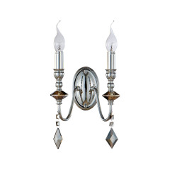 Бра Crystal Lux MERCEDES AP2 CHROME/SMOKE