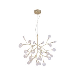 Светильник подвесной Crystal Lux EVITA SP36 GOLD/TRANSPARENT