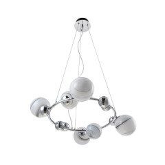 Светильник подвесной Crystal Lux SALVADORE SP6H CHROME