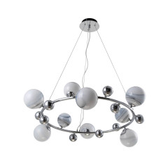 Светильник подвесной Crystal Lux SALVADORE SP9H CHROME