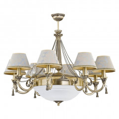 Люстра Kutek Roma (абажур) ROM-ZW-8+1 (P/A)