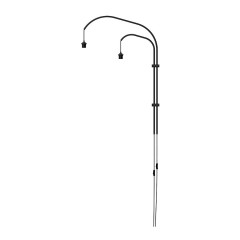 Основание для бра Umage double black, провод с вилкой 1,5 м