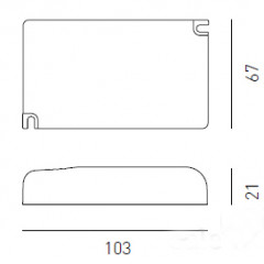 Драйвер Axo Light CEDLTC00108 DIMMABLE DALI 500 mA