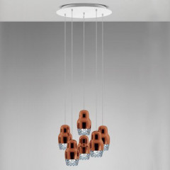 Потолочный подвесной светильник Axo Light SPFEDOR6BRBCGU1 FEDORA