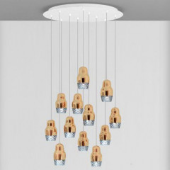 Потолочный подвесной светильник Axo Light SPFEDO12ROBCGU1 FEDORA