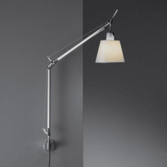 Накладной настенный светильник Artemide TOLOMEO BASCULANTE PARETE 0947010A+A025150