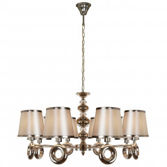 Подвесная люстра iLamp Brooklyn P2401-8 Nickel